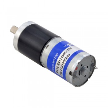 12V SmallBrushed DC Geared Motor 1.6Kg.cm 59RPM with 76:1 Planetary Gearbox Micro DC Gear Motor