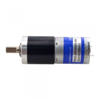 12V Brushed Gear DC Motor 1.9Kg.cm 50RPM with 90.25:1 Planetary Gearbox Small DC Gear Motor