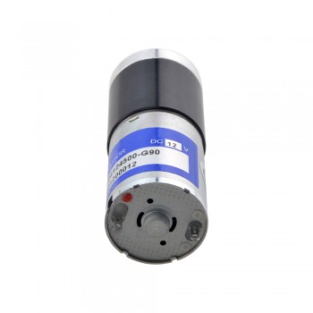 12V Brushed Gear DC Motor 1.9Kg.cm 50RPM with 90.25:1 Planetary Gearbox Small DC Gear Motor