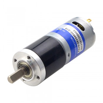 24V Brushed Gear DC Motor 0.8Kg.cm/239RPM with 19.2:1 Planetary Gearbox