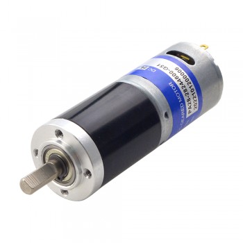 Mini 24V Brushed DC Gear Motor with 51:1 Planetary Gearbox 1.8Kg.cm 90RPM High Speed High Torque
