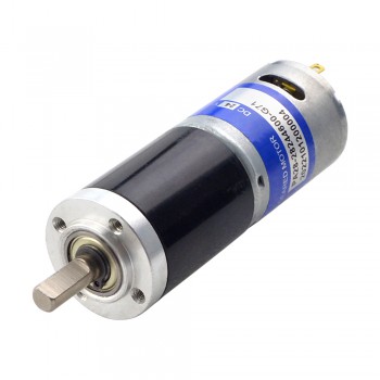 24V Brushed DC Geared Motor 2.6Kg.cm/65RPM with 71:1 Planetary Gearbox