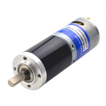 24V Brushed DC Geared Motor 3.6Kg.cm/46RPM with 99.5:1 Planetary Gearbox