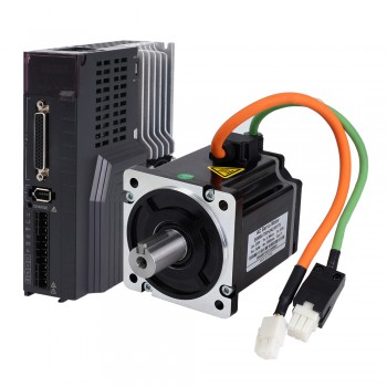 750W AC Servo Motor Kit 3000rpm 2.39Nm with Servo Driver &17-Bit Encoder IP65 E6 Series