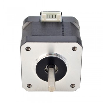 E Series Nema 17 Stepper Motor Bipolar 0.9 Deg 30Ncm(42.48oz.in) 1.5A 42x42x38mm D-Cut Shaft 4 Wires