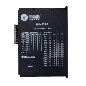 Leadshine 3DM2283 Digital Stepper Driver 2.1-11.7A 176-253VAC for 3-Phase Nema 34, 42, 52 Stepper Motor