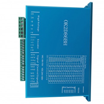 1 Axis Closed Loop Stepper Motor CNC Kit YE Series 12.0 Nm 6A Nema 34 Closed Loop Motor & Driver