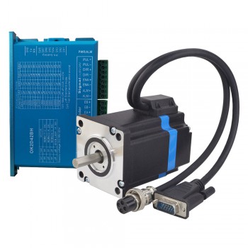 1 Axis Closed loop Stepper Motor Kit 2 Nm(283.28 oz.in) 1.8 Deg Nema 24 Closed loop Stepper Motor ＆ Driver