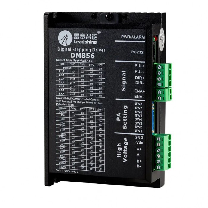 Leadshine DM856 Digital Stepper Driver for NEMA 17, NEMA23, NEMA24, NEMA 34 Stepper Motors