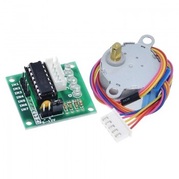 5V 12V 4-Phase 28BYJ-48 DC Gear Stepper Motor+ULN2003 Driver Board ULN2003 PIC MCU DIY