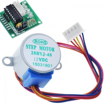 5V 12V 4-Phase 28BYJ-48 DC Gear Stepper Motor+ULN2003 Driver Board ULN2003 PIC MCU DIY