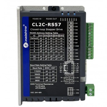 Leadshine CL2C-RS57 0-7A 20-50VDC Nema 23 RS485 Closed Loop Stepper Motor Driver