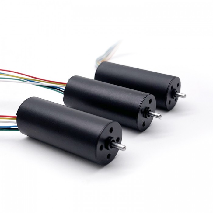 2Pcs 12V 24V Micro Brushless DC Motor Brushless Permanent Magnet DC Motor 50g.cm 16*40mm