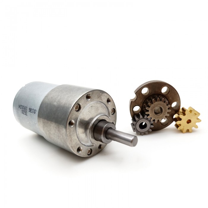 2Pcs 12V 24V Brushed DC Gear Motor Reduction DC Motor 8kg.cm 34.5*30.8mm