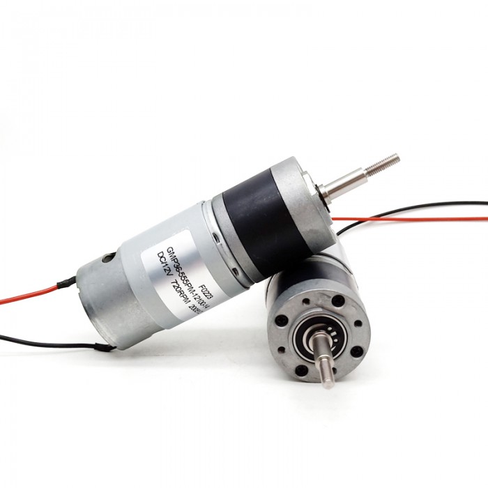 2Pcs 12V 24V High Torque DC Planetary Gear Motor 60kg.cm 36*93mm 8mm Shaft