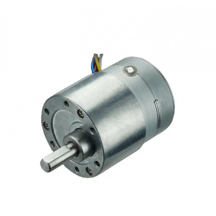 12V Stepper Gear Motor Spur Gear Permanent Magnet DC Motor 7.5° 200mA 130g.cm 4 Phase