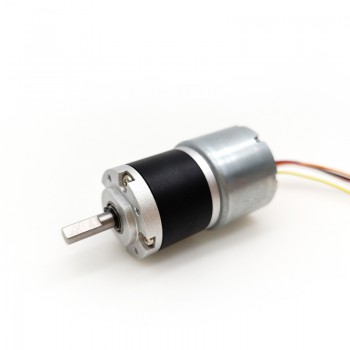 12V 24V Electric BLDC Geared Motor with Planetary Gearbox Brushless DC Motor With Encoder 3.0kg.cm 24.4mm