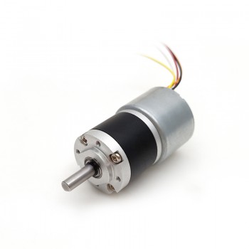 12V 24V Electric BLDC Geared Motor with Planetary Gearbox Brushless DC Motor With Encoder 3.0kg.cm 24.4mm