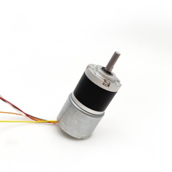 12V 24V Electric BLDC Geared Motor with Planetary Gearbox Brushless DC Motor With Encoder 3.0kg.cm 24.4mm