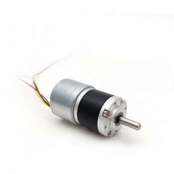 12V 24V Electric BLDC Geared Motor with Planetary Gearbox Brushless DC Motor With Encoder 3.0kg.cm 24.4mm