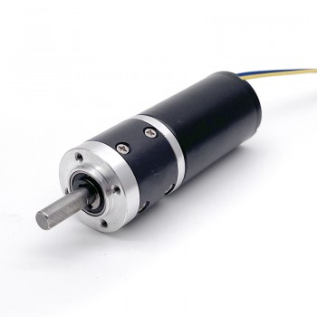 12V 24V Brushless DC Motor BLDC Gear Motor Planetary Gearbox 20kg.cm 20mm Diameter