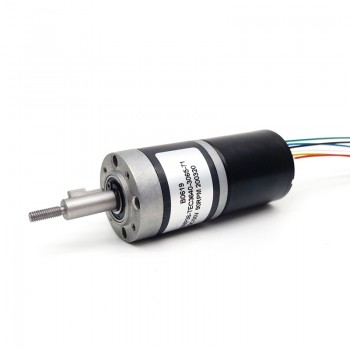 12V 24V Brushless DC Motor BLDC Gear Motor Planetary Gearbox 30kg.cm 35.7mm Diameter