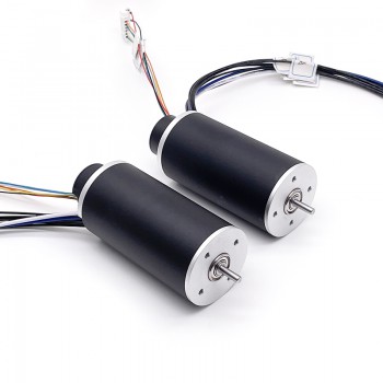 2Pcs 24V 36V High Torque Brushless DC Gear Motor DC Brushless Coreless Motor 1.2-2.4Kg.cm 36*70mm
