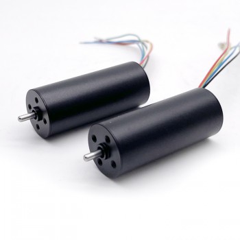 2Pcs 12V 24V Micro Brushless DC Motor Brushless Permanent Magnet DC Motor 50g.cm 16*40mm