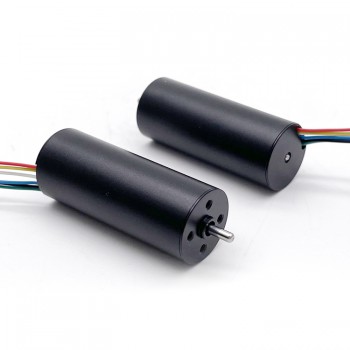 2Pcs 12V 24V Micro Brushless DC Motor Brushless Permanent Magnet DC Motor 50g.cm 16*40mm