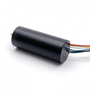 2Pcs 12V 24V Micro Brushless DC Motor Brushless Permanent Magnet DC Motor 50g.cm 16*40mm