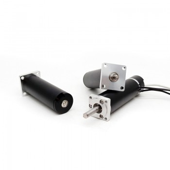 2Pcs 12V 24V DC Coreless Brushless Motor PMDC Brushless Motor 800g.cm 22*66 mm