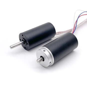 2Pcs 24V High Torque DC Coreless Brushless Motor with Planetary Gearbox 22mm Diameter