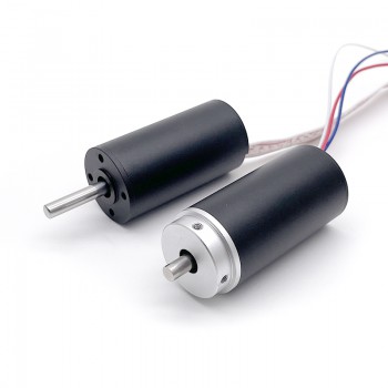 2Pcs 24V High Torque DC Coreless Brushless Motor with Planetary Gearbox 22mm Diameter