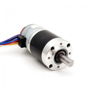 12V Stepper Gear Motor with Planetary Gearbox Gear Reduction 4 Phase Low Speed DC Motor