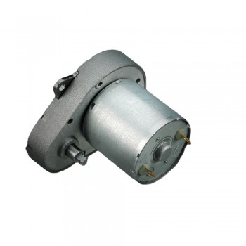 2Pcs 12V 24V Small Pear Shape DC Gear Motor with Worm Gearbox 5kg.cm 48*43.5mm