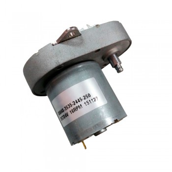 2Pcs 12V 24V Small Pear Shape DC Gear Motor with Worm Gearbox 5kg.cm 48*43.5mm