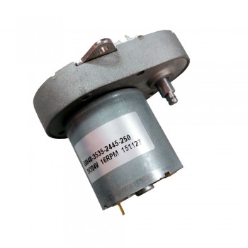 12V 24V Small Pear Shape DC Gear Motor with Worm Gearbox 5kg.cm 48*43.5mm