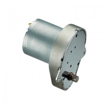 2Pcs 12V 24V Small Pear Shape DC Gear Motor with Worm Gearbox 5kg.cm 48*43.5mm