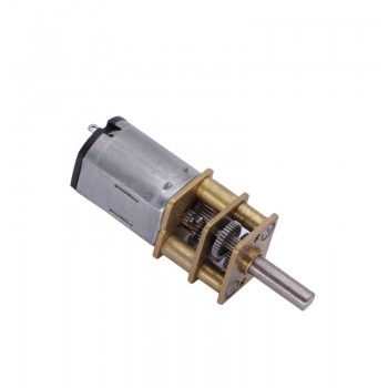 2Pcs 6V 12V PMDC Brushed Motor Brush DC Gear Motor Spur Gearbox 0.5kg.cm