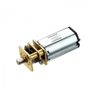 2Pcs 6V 12V PMDC Brushed Motor Brush DC Gear Motor Spur Gearbox 0.5kg.cm