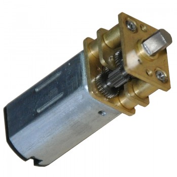 2Pcs 6V 12V PMDC Brushed Motor Brush DC Gear Motor Spur Gearbox 0.5kg.cm