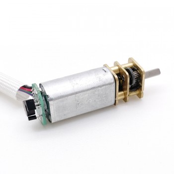 2Pcs 6V 12V Brushed DC Gear Motor High Torque Brush PMDC Motor 14mm Diameter