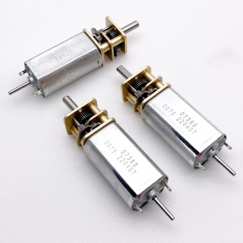 2Pcs 6V 12V Brushed DC Gear Motor High Torque Brush PMDC Motor 14mm Diameter
