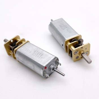 2Pcs 6V 12V Brushed DC Gear Motor High Torque Brush PMDC Motor 14mm Diameter