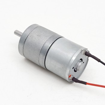 2Pcs 6V 12V High Torque Brush DC Gear Motor with Spur Gearbox 3kg.cm Permanent Magnet Motor
