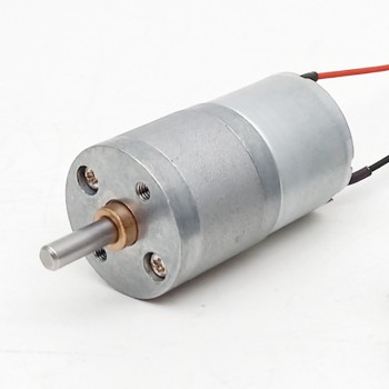 2Pcs 6V 12V High Torque Brush DC Gear Motor with Spur Gearbox 3kg.cm Permanent Magnet Motor