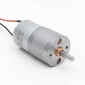 2Pcs 6V 12V High Torque Brush DC Gear Motor with Spur Gearbox 3kg.cm Permanent Magnet Motor