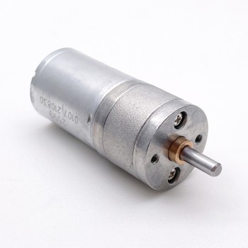 2Pcs 6V 12V High Torque Brush DC Gear Motor Reduction DC Motor 3kg.cm 24.4*30.8 mm