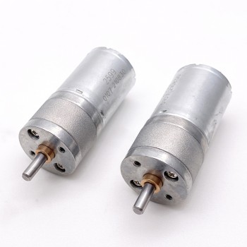 6V 12V High Torque Brush DC Gear Motor Reduction DC Motor 3kg.cm 24.4*30.8 mm