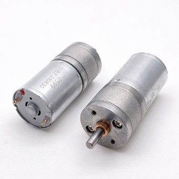 2Pcs 6V 12V High Torque Brush DC Gear Motor Reduction DC Motor 3kg.cm 24.4*30.8 mm